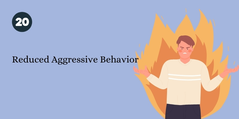 reduced aggressive behavior