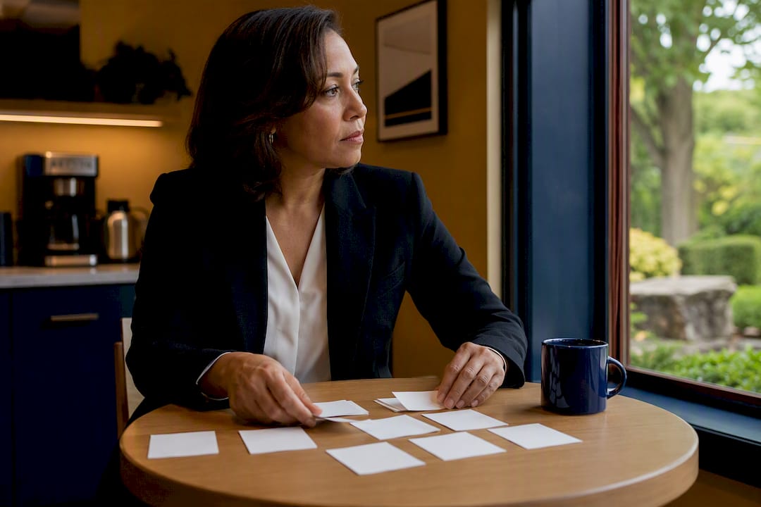 Mixed ethnicity manager taking notes on employee burnout signs